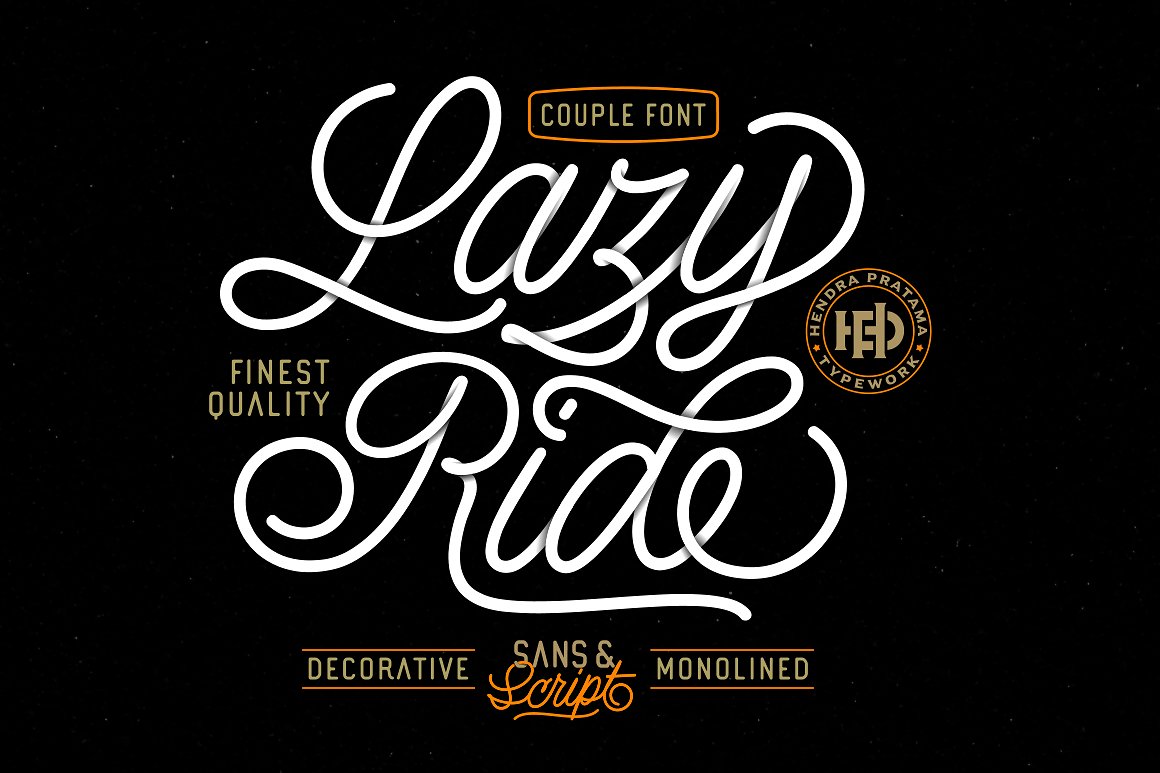 Lazy Ride Script / Script - FontPlanet
